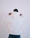 Skull One Size Basic Hoodie White