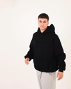 Skull One Size Basic Hoodie Black