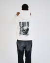 Skull One Size Hoodie White Printed Y