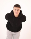 Skull One Size Basic Hoodie Black