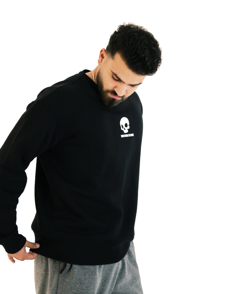 Skull Rounded Sweet Shirt Black