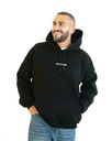 Skull One Size Hoodie Black Printed Y