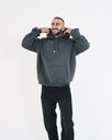 Skull One Size Basic Hoodie Gray